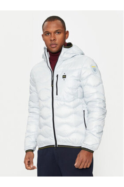 BLAUER Ανδρικό Μπουφάν με Πούπουλα 24WBLUC03030 Ανοιχτό Μπλε