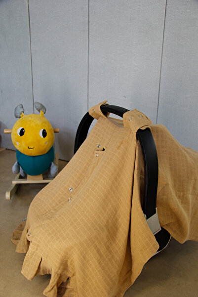 Claria&Nest Ortopedik Minderli Bebek Puset Örtüsü Seti | %100 Müslin Pamuk | ...