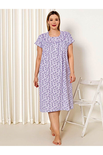 Star Fashion Women's short-sleeved nightgown