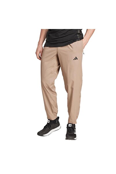 adidas Ανδρικό καφέ παντελόνι φούτερ TR-ES WOVEN PT JW2481