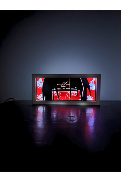 Jade Produck Itachi Uchiha - LED Işıklı Dekoratif Lightbox