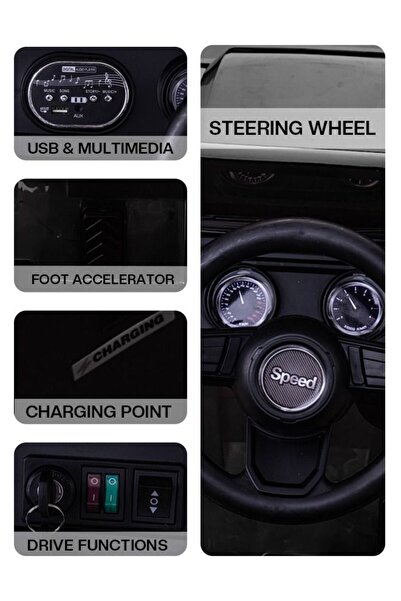 ALBADER Electric Ride On Car Hummer Jeep, Electric Car For Kids, Electric Kids Ride on to Drive