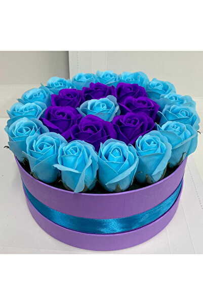 velve Ειδική σύνθεση Eternity με 23 τριαντάφυλλα σαπούνι σε στρογγυλό κουτί, ...