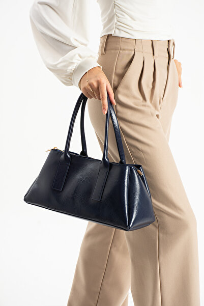 cocy-col ESTES KOL ASKILI LACİVERT KADIN OMUZ ÇANTASI