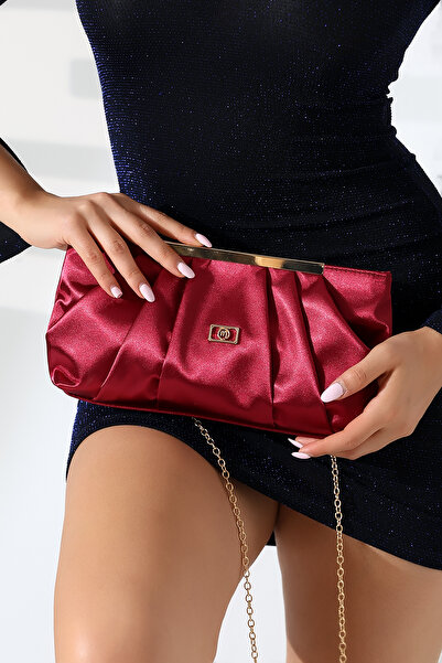 Moda Lime Chain Strap Evening Dress Clutch Portfolio Bag – Women's Shoulder Bag for Stylish Evening and Event Outfits