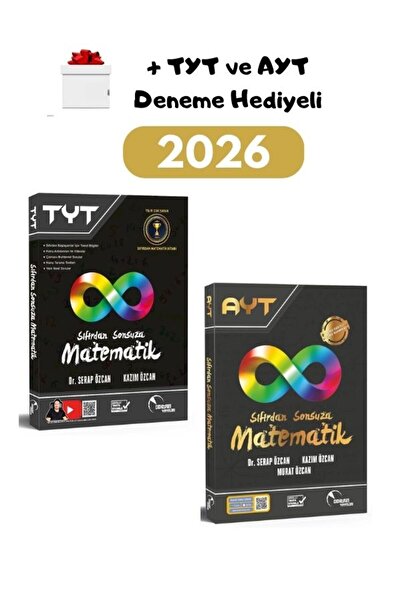 Doktrin Yayınları 2026 Sıfırdan Sonsuza TYT ve AYT Matematik Konu Anlatımlı Soru Bankası/Kazım Özcan + Deneme Hediye