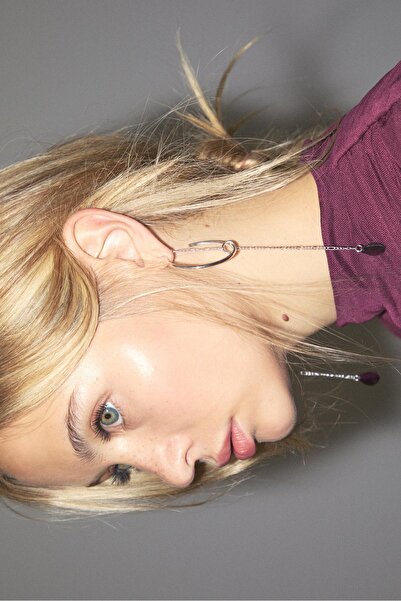 Stradivarius Halka ve Boncuklu Küpe