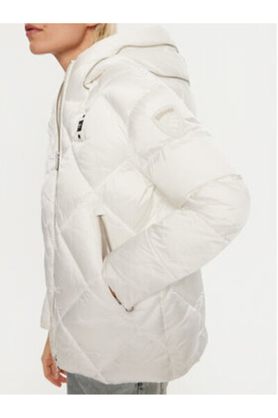BLAUER Γυναικείο Μπουφάν με Πούπουλα 24WBLDC02273 Λευκό