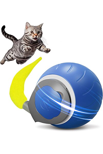 Mıncır Shop 360° Akıllı Etkileşimli Oyun Topu – Kediler ve Köpekler İçin USB ...