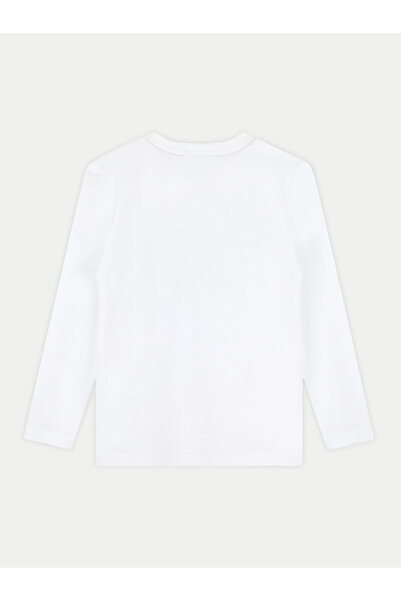 BOSS Μπλούζα για αγόρια J51221 Λευκή