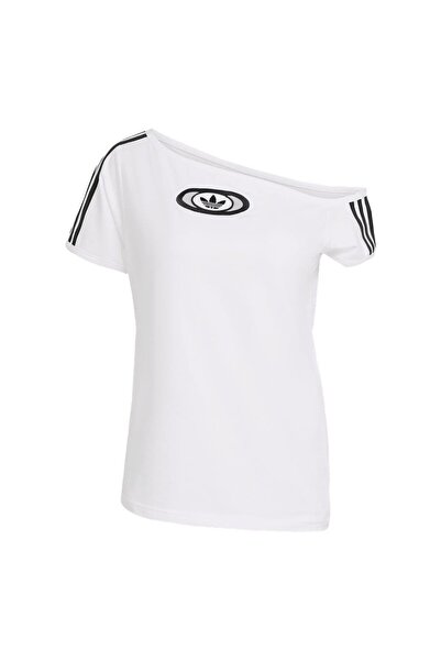 adidas Tricou alb pentru femei OFFSHOULDER TEE KC8795