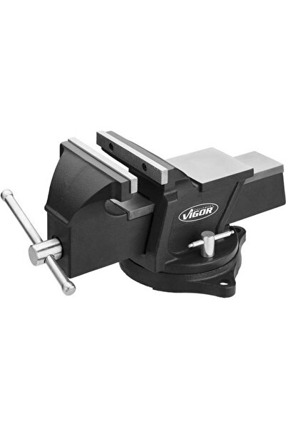 Vigor Menghină de banc V6150 cu disc rotativ, rotire 120°, fălci de 150 mm, f...