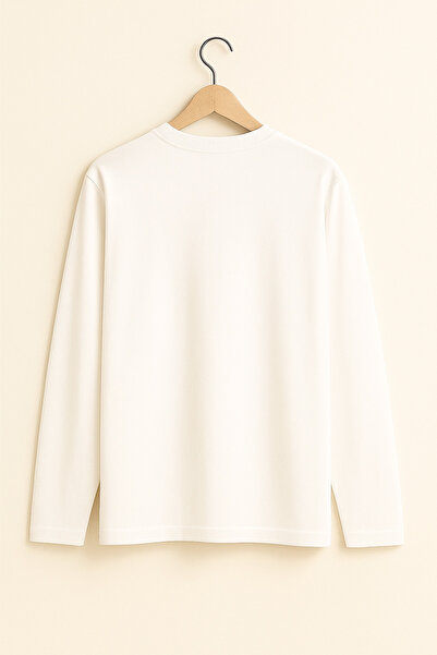 fasardi Long Sleeve Cotton Basic Girls and Boys Unisex Long Sleeve Children's T-Shirt