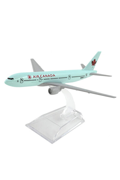 OEM Model de avion Boeing B777 Air Canada, metal, 16 cm, scară 1:400