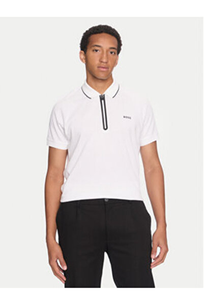 BOSS Ανδρικό Πόλο 50519760 Λευκό