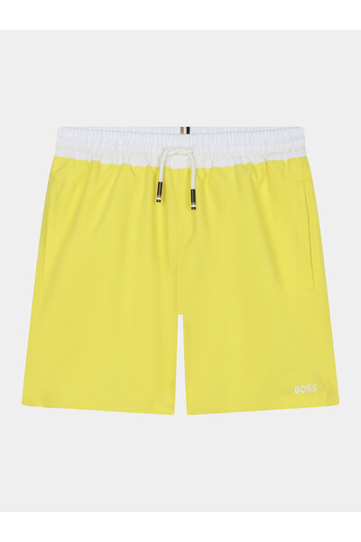 BOSS Σορτς μαγιό για αγόρια J50668 S Κίτρινο