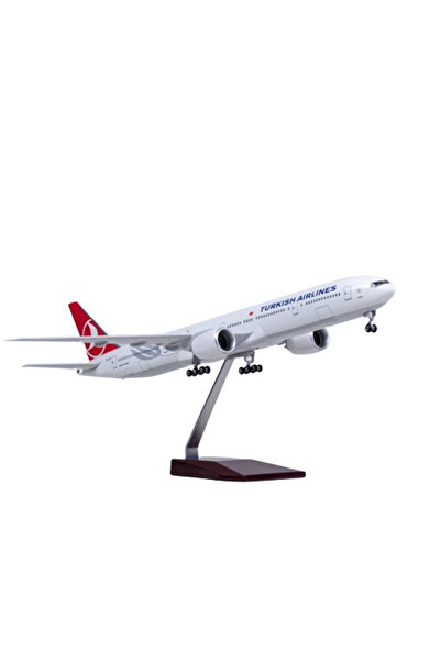 OEM Machetă avion Turkish Airlines Boeing B777, 47 cm, scara 1:157