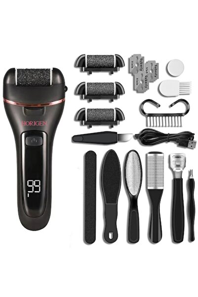 Horigen Set Pila Electrica Horigen® V-605 Pentru Talpi Si Calcaie, Afisaj LED...