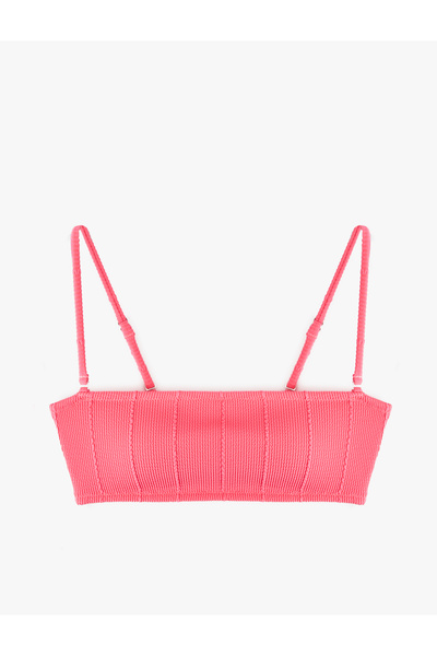 Koton Στράπλες μπλούζα μπικίνι με υφή