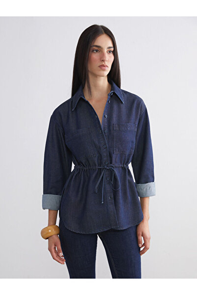 LC Waikiki Indigo Women's Jean Shirt