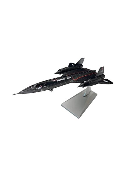 OEM Модел на самолет Lockheed SR-71 "Blackbird", метален, 23 см, мащаб 1:144