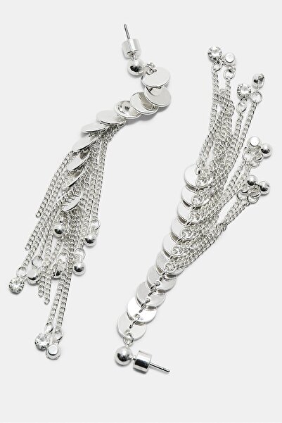 Stradivarius Uzun zincir küpeler