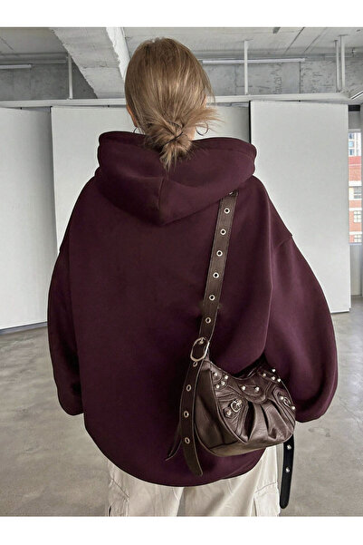 COHERENT Unisex ανδρικό/γυναικείο φούτερ με κουκούλα NYC, πολύχρωμο, προσαρμοσμένο εμπριμέ, βαμβακερό, oversize