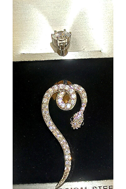 Monalisa Home Gümüş Renk Lüks Figürlü Gösterişli Göbek Pirsing