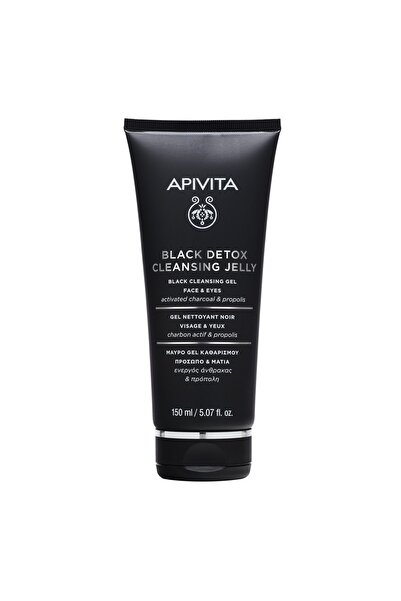 Apivita Gel de curățare detoxifiant cu cărbune activ și propolis, 150 ml