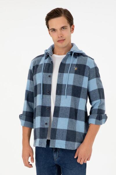 U.S. Polo Assn. Erkek Saks Uzun Kollu Gömlek TEKSPOR194397.2