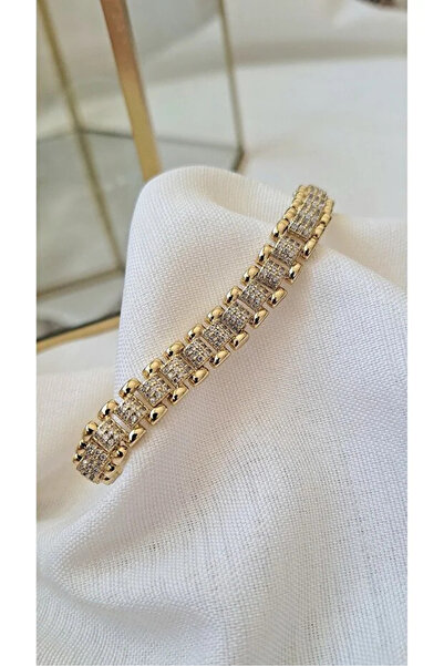 bies butik ZİRKON TAŞLI NODEL VİP SERİ ÇELİK BİLEKLİK