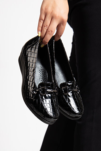 Elile Shoes Hakiki Deri 33-34-35-36 Numaradan 41-42-43-44-45 Numaraya Kadar Comfort Kadın Ayakkabı