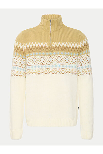 Blend Ανδρικό πουλόβερ μπεζ BLEND-20717433 110104 VANILLA ICE