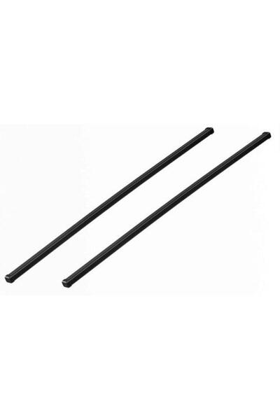 Thule Set de 2 Bare Transversale din Oțel Square Bar EVO 135, Profil Pătrat, Acoperire din Plastic