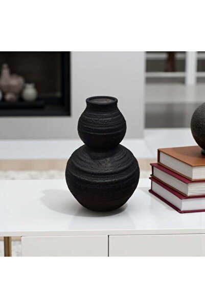 Casco فازة سيراميك بتصميم كروي مزدوج