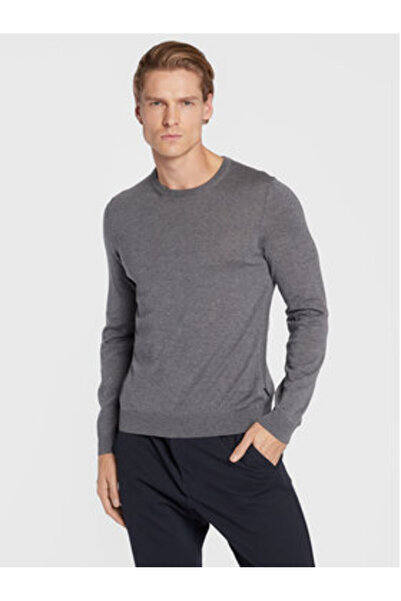 BOSS Ανδρικό Πουλόβερ 50468239 Γκρι