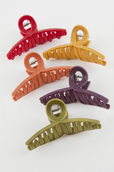 Seçkin Trend مشبك ملابس ملون على شكل فيونج 8 سم