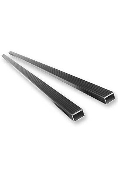 Thule Set de 2 Bare Transversale din Oțel 767000, Profil Pătrat, Negru, 2200 mm Lungime