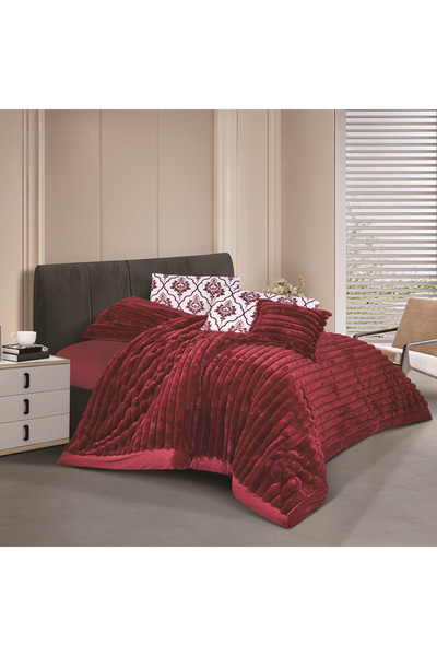 Red Rose Eylaf winter microfiber bedspread, 7 pieces, for two people