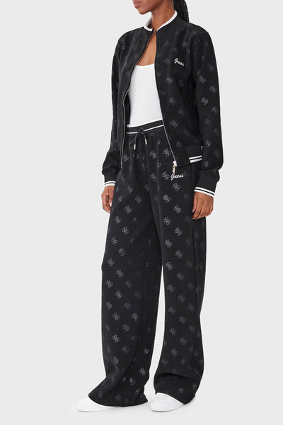 Guess Paulina Loose Fit Normal Bel Geniş Paça Fitilli Logolu Pantolon V5BB00K1902 PANTOLON V5B