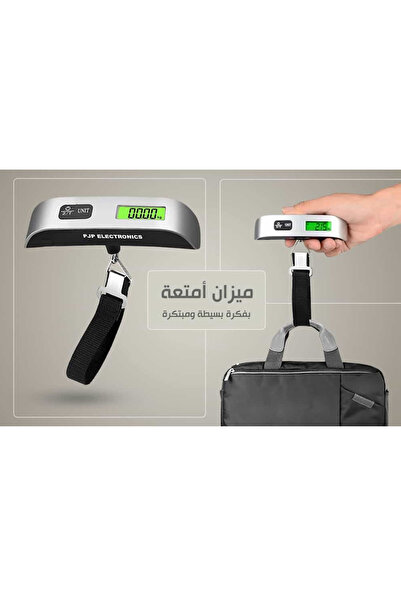 Generic Digital Hanging Luggage Scale - Premium Handheld Scale with LCD Display, Holds up to 50kg/110lbs