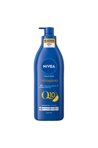 NIVEA Sıkılaştırıcı Vücut Sütü Q10 + C Vitamini 400 Ml 3 ADET
