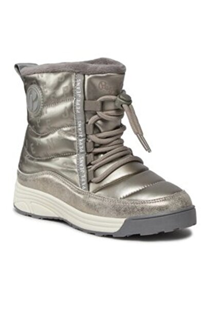 Pepe Jeans μπότες χιονιού για κορίτσια PGS50193 ασημί