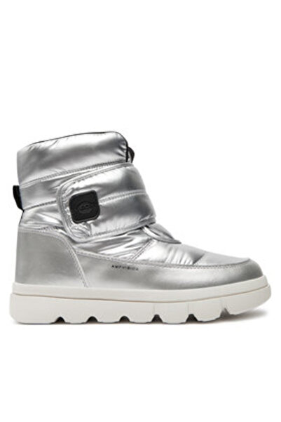 Geox χιονομπότες για κορίτσια J46HWC-0LVNF ασημί