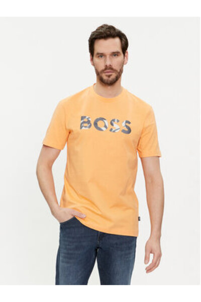 BOSS Ανδρικό T-Shirt 50513382 Πορτοκαλί