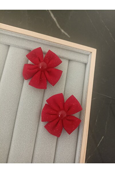 MutluBiDünya Kız Bebek Çocuk İkili Kadife Pens Toka