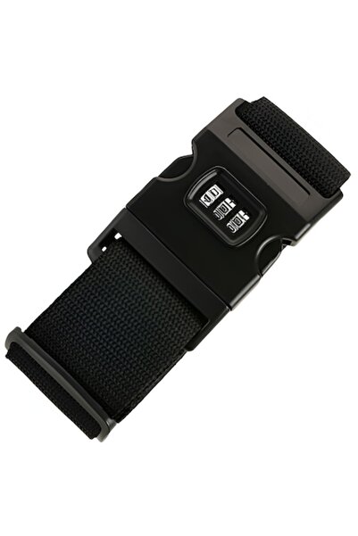 OEM Curea de bagaj cu combinație pentru siguranța valizei, Neagră