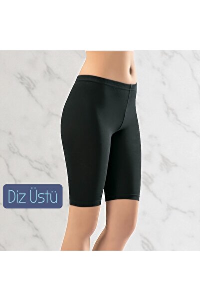 KOTA 2-Pack over the Knee Short Tights (Black and White) Cotton Fabric