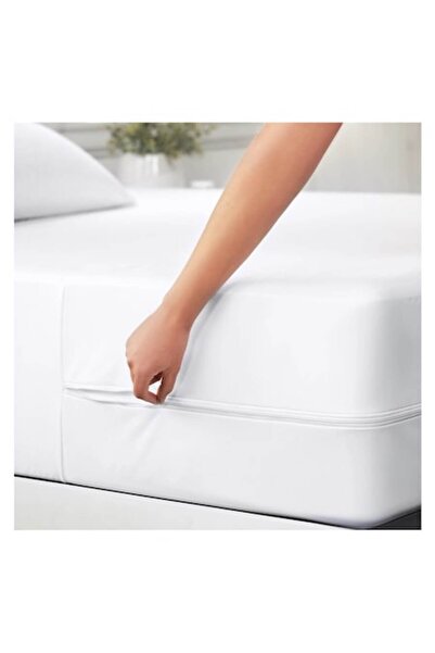OEM Waterproof mattress cover, white, with zipper, size 160×200 cm