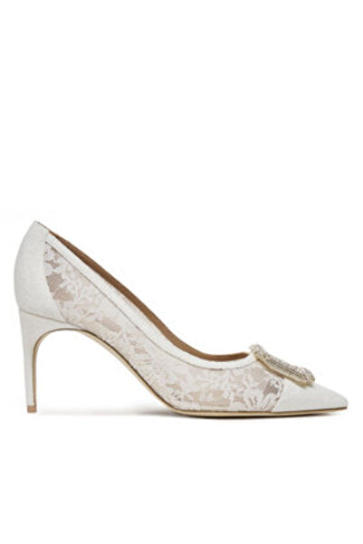 Malone Souliers γυναικεία ψηλοτάκουνα MONROE 70-10 λευκά